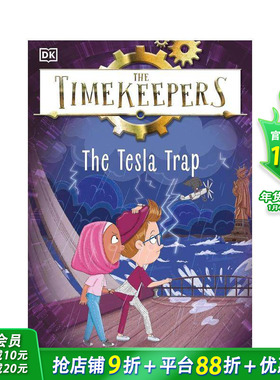【预售】【时间记录者】特斯拉陷阱 The Timekeepers: The Tesla Trap 英文儿童初级章节桥梁故事书 英语阅读拓展
