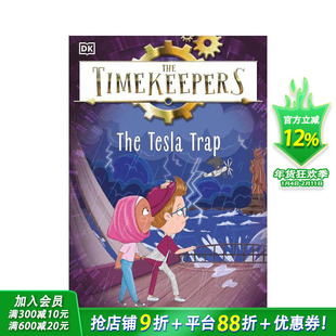 【现货】【时间记录者】特斯拉陷阱 The Timekeepers: The Tesla Trap 英文儿童初级章节桥梁故事书 英语阅读拓展