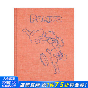 崖上 进口书 正版 Ponyo 现货 吉卜力工作室 Sketchbook 笔记本 波妞 笔记本Notebook Studio 原版 Ghibli