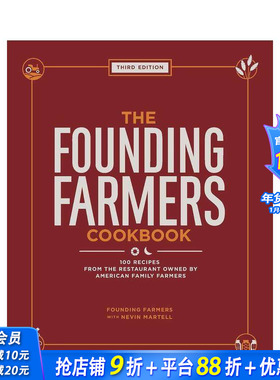 【预售】农夫之家食谱 第三版 Founding Farmers Cookbook， Third Edition 原版英文餐饮生活美食 正版进口书