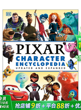 【现货】英文 迪士尼皮克斯人物百科全书更新和扩展Disney Pixar Character Encyclopedia Updated and Expanded 儿童进口书