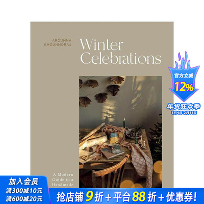 【预售】冬季庆典：圣诞手工指南 Winter Celebrations: A Modern Guide to a Handmade Christmas 英文手工制作正版进口书籍画册
