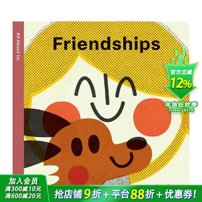 【现货】【关于生活的一切】友谊 Spring Street All About Us: Friendships 0岁+英文儿童绘本 英语早教启蒙进口书