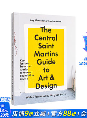 【现货】中央圣马丁艺术与设计指南 The Central Saint Martins Guide to Art & Design 原版英文艺术画册画集 正版进口书籍画册