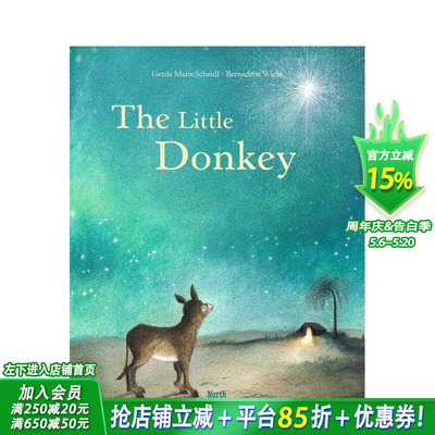 【预售】【Bernadette Watts】小毛驴 The Little Donkey 英文儿童插画故事绘本 进口童书