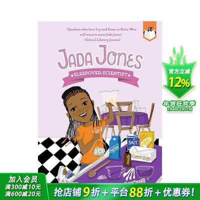 【现货】【Jada Jones杰达琼斯】3：Sleepover Scientist过夜科学家 章节书 英文原版儿童故事阅读