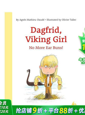 【预售】不再有耳髻 No More Ear Buns! 英文儿童插画故事绘本 进口童书