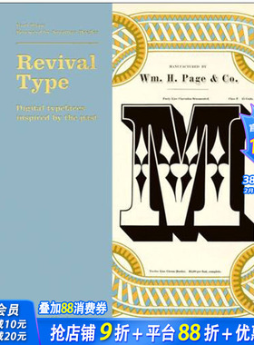 【现货】Revival Type: Digital typefaces inspired by the past，复兴字体：灵感源于过去的数码字体设计