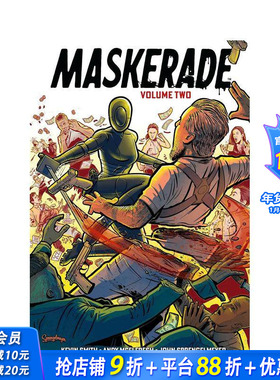 【预售】化妆舞会 卷2 Maskerade Volume 2 假面舞会 原版英文漫画书 正版进口书