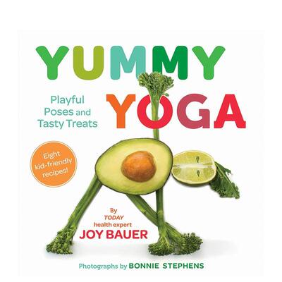 【现货】美味瑜伽:有趣的摆盘和美味的款待 Yummy Yoga: Playful Poses and Tasty Treats  英文儿童插画故事绘本 进口童书