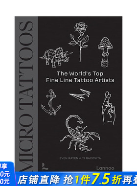 【现货】英文原版 微纹身：细线纹身的微妙艺术Micro Tattoos:The World’s Top Fine Line Tattoo Artists 设计进口书籍画册