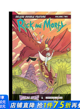 【现货】瑞克和莫蒂 豪华特辑 卷2 Rick and Morty: Deluxe Double Feature Vol. 2 原版英文漫画书 正版进口书