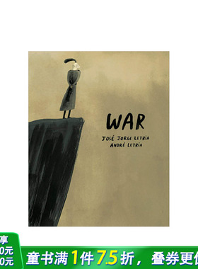 【现货】战争War 葡萄牙诗人Jose Jorge Letria作品 Andre Letria插画 少儿人文历史故事艺术绘本 英文原版 图书