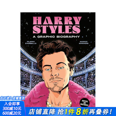 【预售】哈利·斯泰尔斯：图像传记 Harry Styles: A Graphic Biography 原版英文漫画书 正版进口书