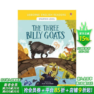 【预售】三只公山羊 ER SL The Three Billy Goats 英文儿童桥梁章节故事 英语拓展阅读进口书