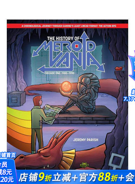 【预售】类银河恶魔城游戏史：苐一个十年——1980-1990 The History of Metroidvania 原版英文平面设计 正版进口书