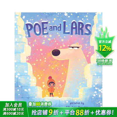 【预售】坡与拉斯 Poe and Lars 英文儿童插画故事绘本 进口童书
