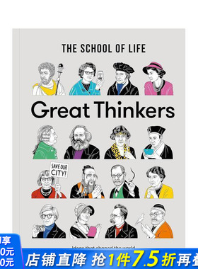 【预售】伟大的思想家：60位思想匠的日常智慧 Great Thinkers 原版英文人文历史 正版进口书