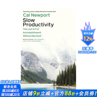 【预售】生产力低下 Slow Productivity 原版英文商业行销 正版进口书