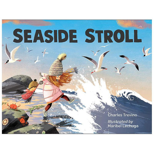 【现货】英文原版 Seaside Stroll 海边漫步英文Maribel Lechuga艺术插画儿3-6岁亲子英语儿童进口绘本 善优童书