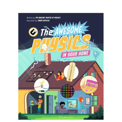 【现货】生活中的神奇物理 STEM绘本 The Awesome Physics in Your Home 精装英文儿童插画科普故事绘本 进口童书