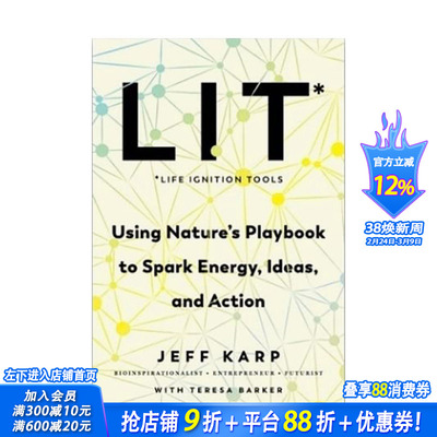 【预售】利用大自然的剧本来激发能量、想法和行动 LIT: Using Nature's Playbook to Spark Energy 原版英文心灵励志正版进口书