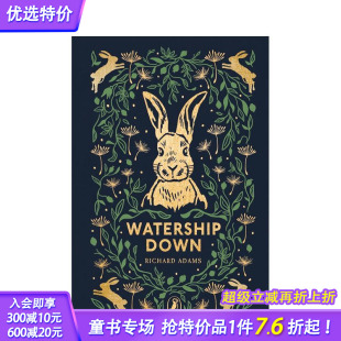 儿童文学 沃特希普荒原 Watership 英文小说文学故事 海雀布纹经典 Down 英语拓展阅读进口书 预售