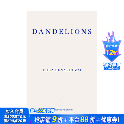 【预售】英文原版 蒲公英 Dandelions 英文散文 正版进口书籍 善优图书