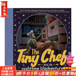 【现货】英文 The Tiny Chef and da nighttime bladventure 精装小厨师 还有夜间冒险 Rachel Larsen 睡前故事儿童绘本书籍