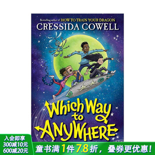 Anywhere 进口童书 道路：来自 Which Way 作者 通往任何地方 驯龙高手 英文儿童插画故事绘本 预售