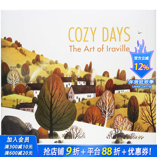 【现货】插画师Iraville伊拉维尔作品集Cozy Days 欧美插画英文原版