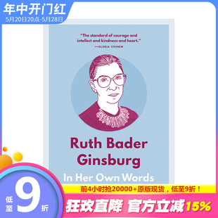 美国联邦较高法院女大法官经典 Ginsburg 现货 英文原版 Her Bader Own 语录 鲁斯·巴德·金斯伯格 Words 名言名句Ruth