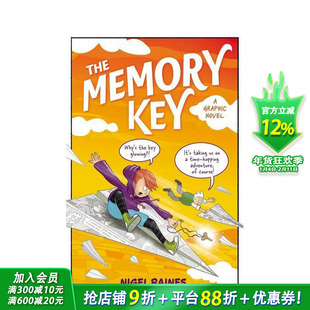 【预售】记忆之钥 The Memory Key 英文儿童漫画故事 英语拓展阅读进口童书 The School Librarian推荐书单 穿越时空冒险图画小说