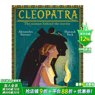 【现货】埃及艳后 Cleopatra 英文儿童插画故事绘本 进口童书