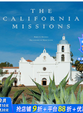 【现货】The California Missions，加州任务 老建筑 历史古典建筑设计艺术 英文原版
