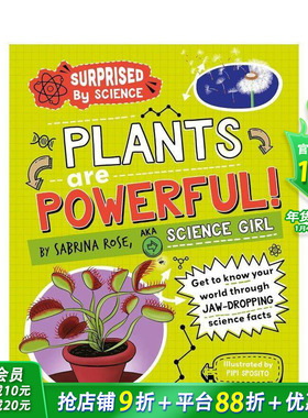 【预售】【科学的惊喜】植物太强大了！ 【Surprised by Science】Plants are Powerful! 英文儿童插画科普绘本 进口童书