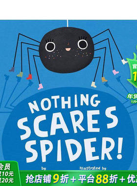 【预售】蜘蛛什么都不怕Nothing Scares Spider! 3-7岁儿童友谊温馨勇气培养冒险趣味故事绘本 孩子睡前读物 英文原版【善优童书】