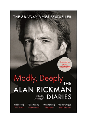 【现货】英文原版 疯狂：艾伦·里克曼日记（简装） Madly Deeply: The Alan Rickman Diaries 英文传记 正版进口书籍画册 善优
