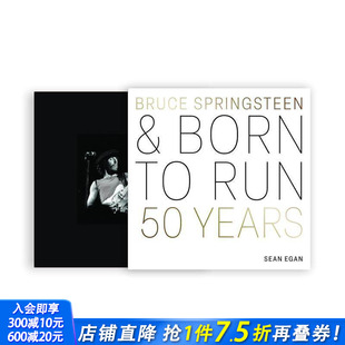 Springsteen 预售 Bruce 英文音乐 进口书 原版 and 布鲁斯·斯普林斯汀与生来奔跑：50年 Run Born 正版 Years