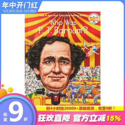 【预售】巴纳姆是谁?Who Was P. T. Barnum?英文原版儿童故事阅读【善优童书】