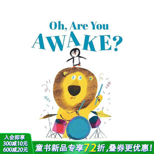 Are 进口童书 英国插画师Jarvis 英文儿童插画故事绘本 Awake? You 你醒着吗？ 咦 预售