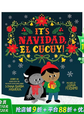 【预售】这是纳瓦达节 艾尔·库库伊！ It'S Navidad  El Cucuy! 英文儿童插画故事绘本 进口童书