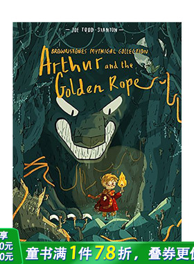 【预售】【Brownstone神话故事系列】亚瑟与金绳子 北欧神话Arthur and the Golden Rope 艺术插画绘本 儿童漫画【善优童书】