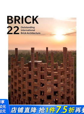 【预售】Brick 22：杰出的国际砖块建筑 Brick 22: Outstanding International Brick Architecture 原版英文建筑设计 正版进口书