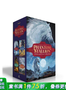 【预售】幻影骏马 1-4合集 Phantom Stallion Wild and Free Collection (Boxed Set) 12岁+英文小说故事文学 英语拓展进口书