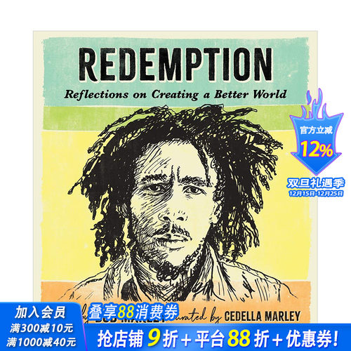 【现货】Redemption救赎 牙买加雷鬼音乐鼻祖Bob Marley鲍勃·马利的信念 英文原版