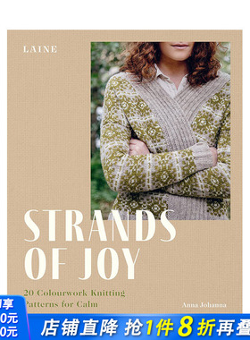 【预售】英文原版 喜悦之线：20 种彩色编织图案 Strands of Joy: 20 Colourwork Knitting Patterns for Calm英文进口原版书