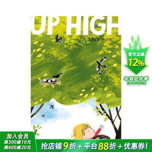 【预售】举高高（精装） Up High 英文儿童插画故事绘本 进口童书