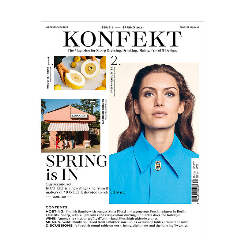 【订阅】KONFEKT 女性生活时尚文化杂志 单片眼镜同杂志社 英国英文版 年订4期 D675 年订4期