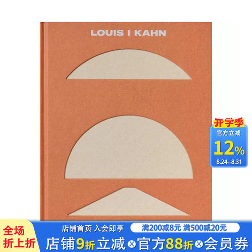 【预售】路易斯·康 Louis I Kahn 英文原版图书籍 建筑设计原装进口【善优图书】